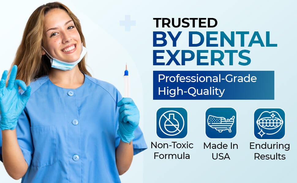 Laser Glow aplicación precisa dental para distribución uniforme del gel.