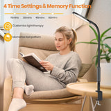 LASTAR lámpara con clip y cuello flexible 360°, dirección de luz precisa.