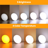 Luz de LASTAR en cuatro temperaturas para distintas actividades.