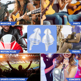 Listos para usar en conciertos, entrenamientos y eventos ruidosos.