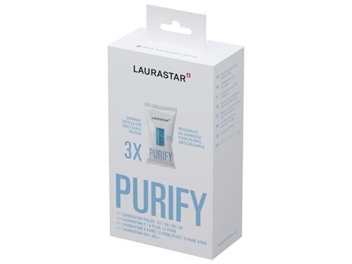 Laurastar granulos anti-escala filtran el agua y mejoran el vapor.