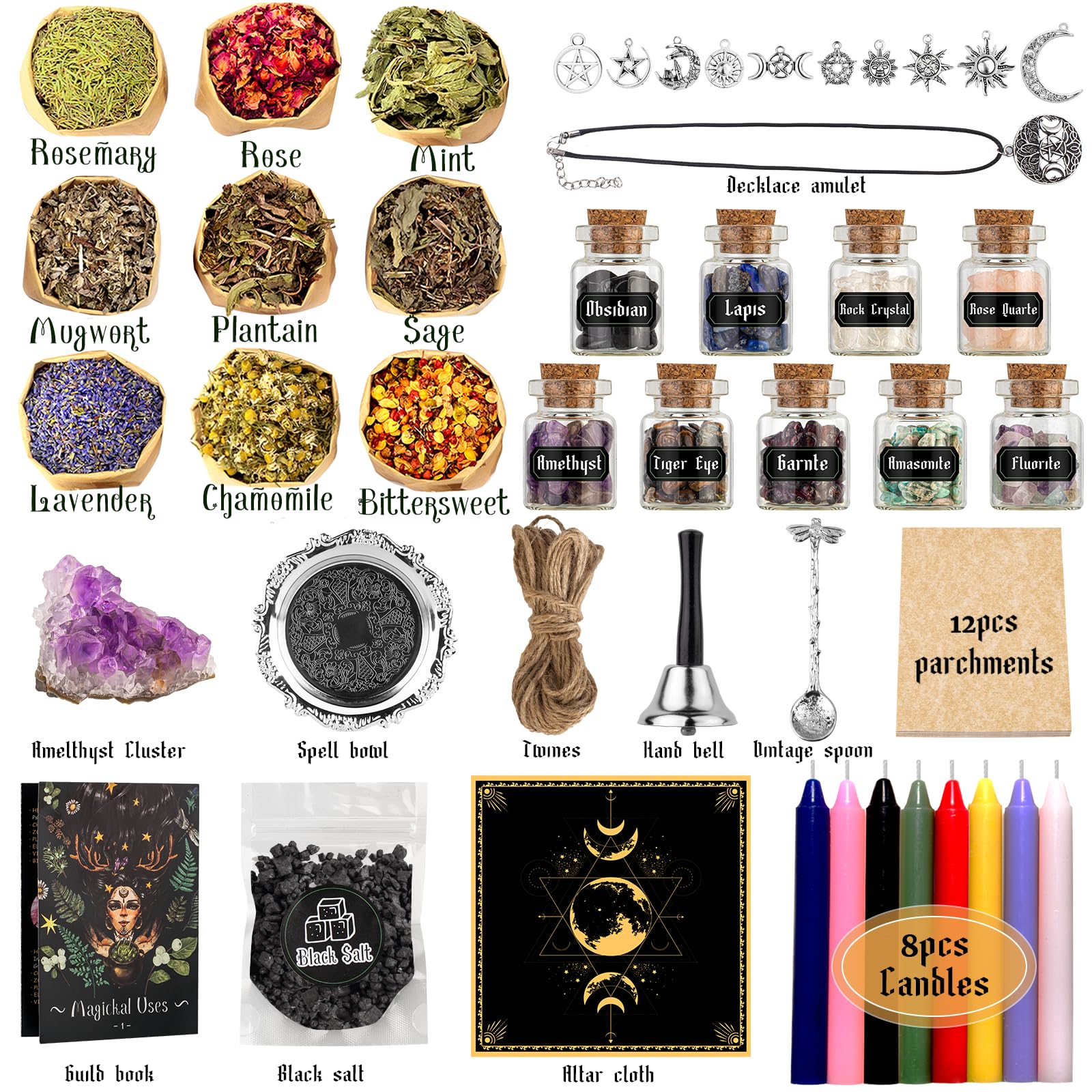 LAVEVE accesorios brujería campana y amuletos para rituales