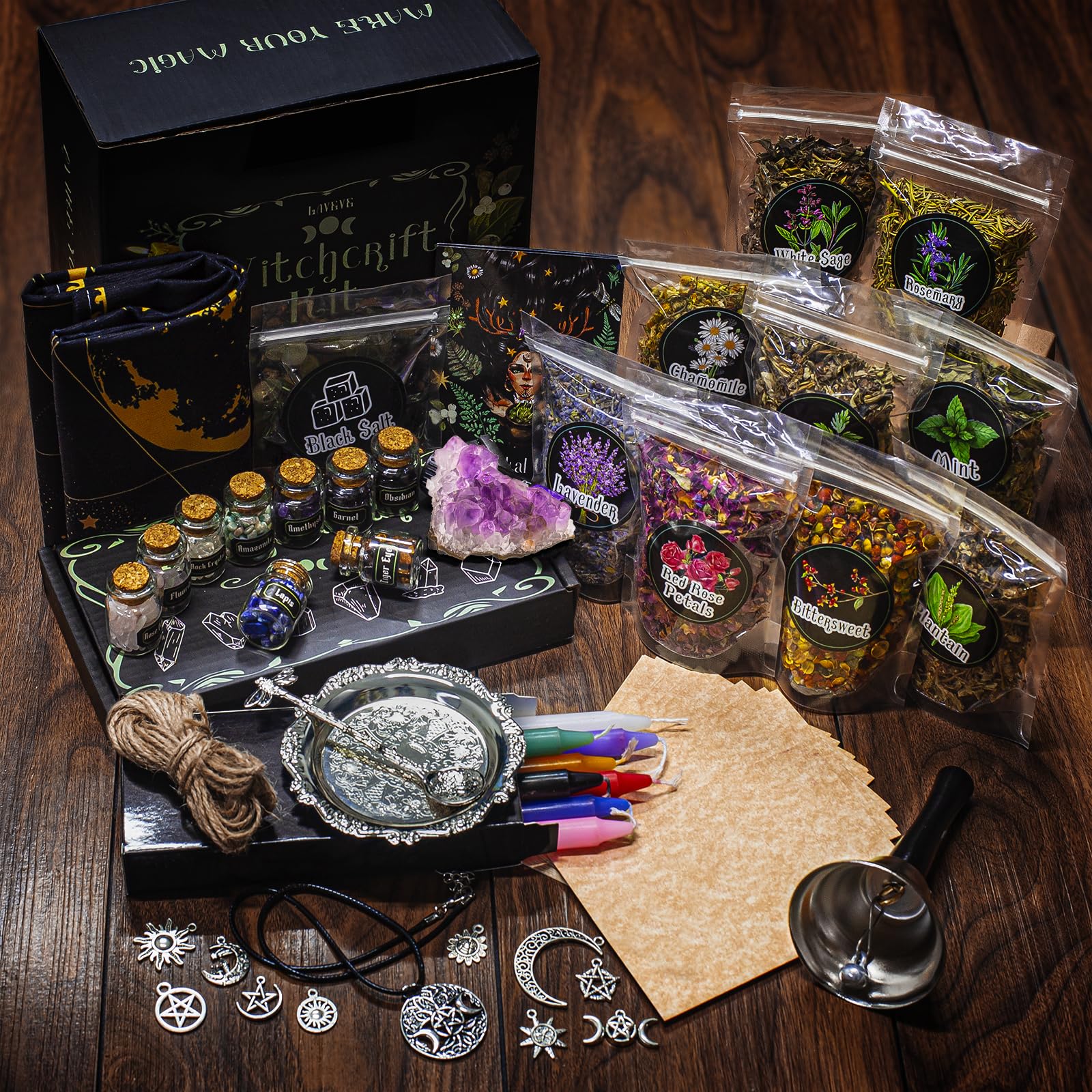 LAVEVE hierbas de magia en paquetes para limpiezas rituales