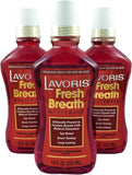 Lavoris Cinnamon Original enjuague bucal, botella de 18 onzas para frescura duradera.