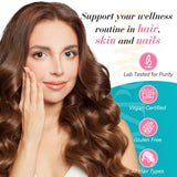 Lazpowfi Biotin Gummies: antioxidantes clave para piel y cabello.