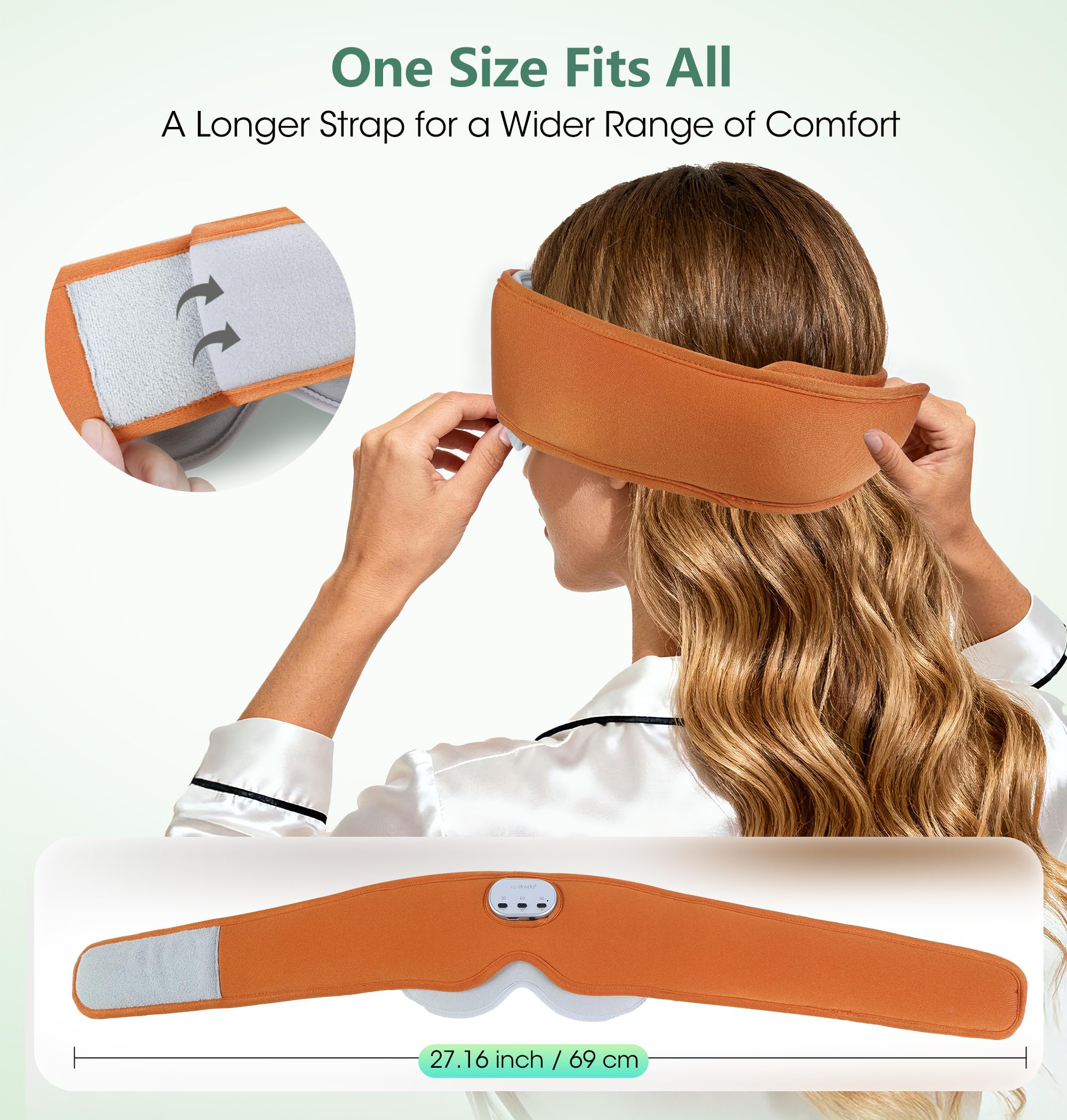 LC-dolida auriculares Bluetooth integrados para dormir