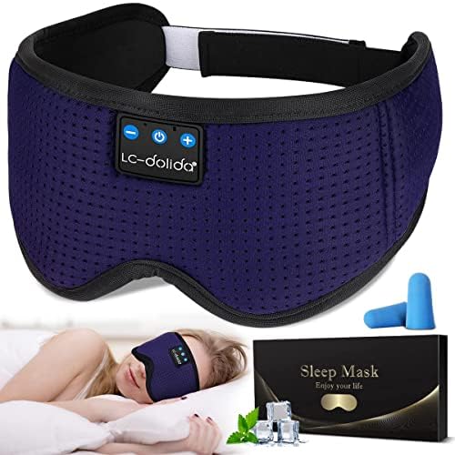 LC-dolida auriculares-dormir mascarilla inalambrica para escuchar música sin cables y relajarte.