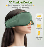 LC-dolida máscara que bloquea la luz con diseño 3D para ojos relajados