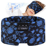 LC-dolida máscara dormir con auriculares Bluetooth para escuchar música sin molestar