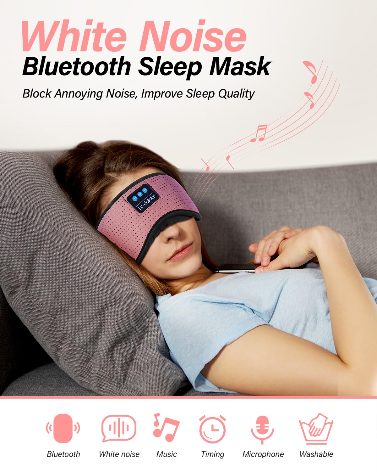 LC-dolida sonido estéreo con Bluetooth 5.2 para audio claro.