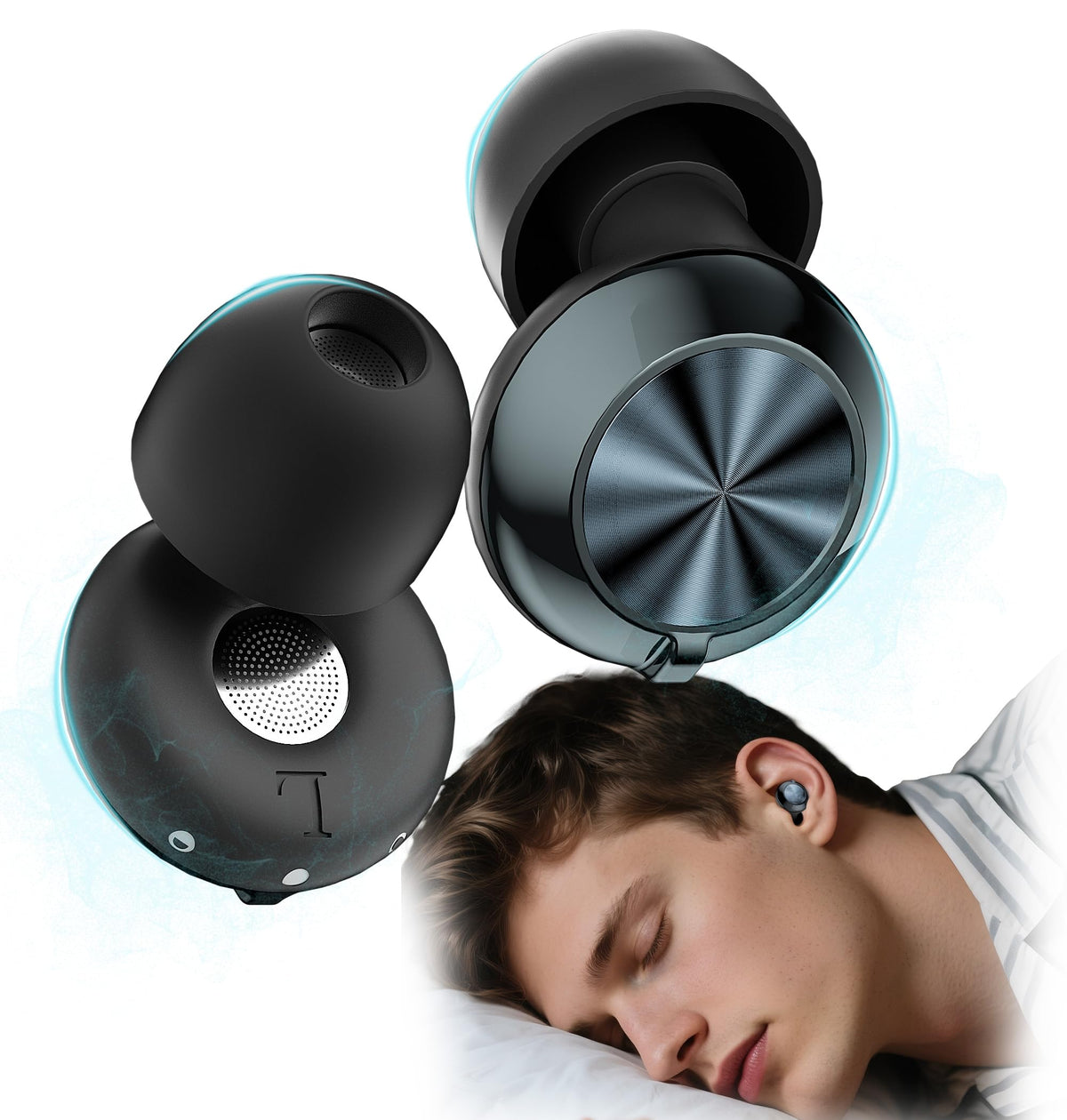 LC-dolida tapones-auriculares con 3 modos para dormir y descansar mejor