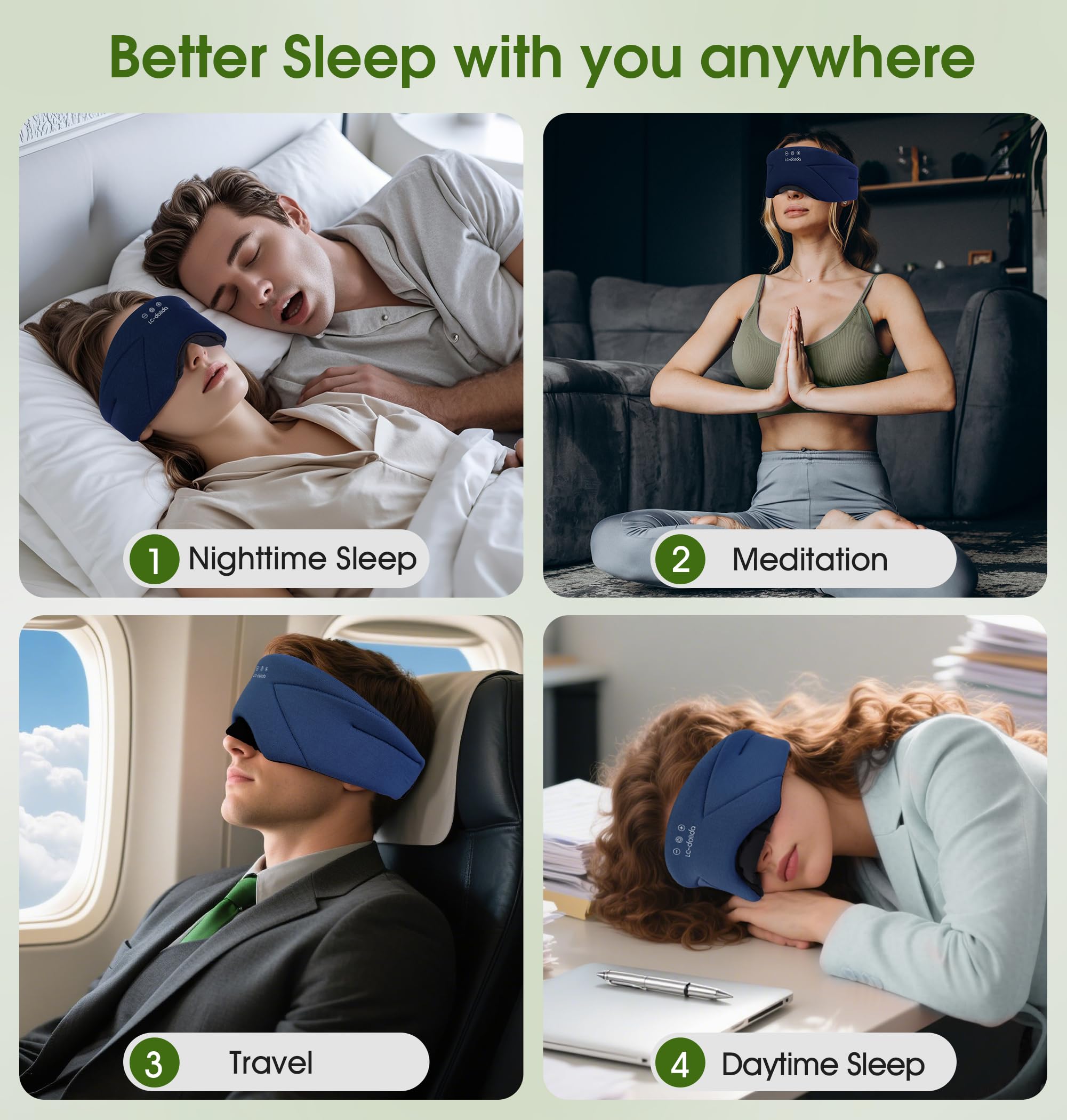 LC-dolida uso multifunción, ideal para viajes, yoga y siestas en la oficina
