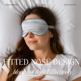 lcbd mascarilla de ojos satin plata ideal para viajes y desconexión