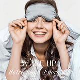 lcbd mascarilla de ojos satin plata suave para piel sensible