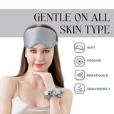 lcbd mascarilla de ojos satin plata sin absorber humedad para piel hidratada
