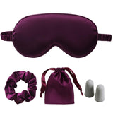 LCBD mascarilla para ojos de seda satinada en violeta, confort para dormir