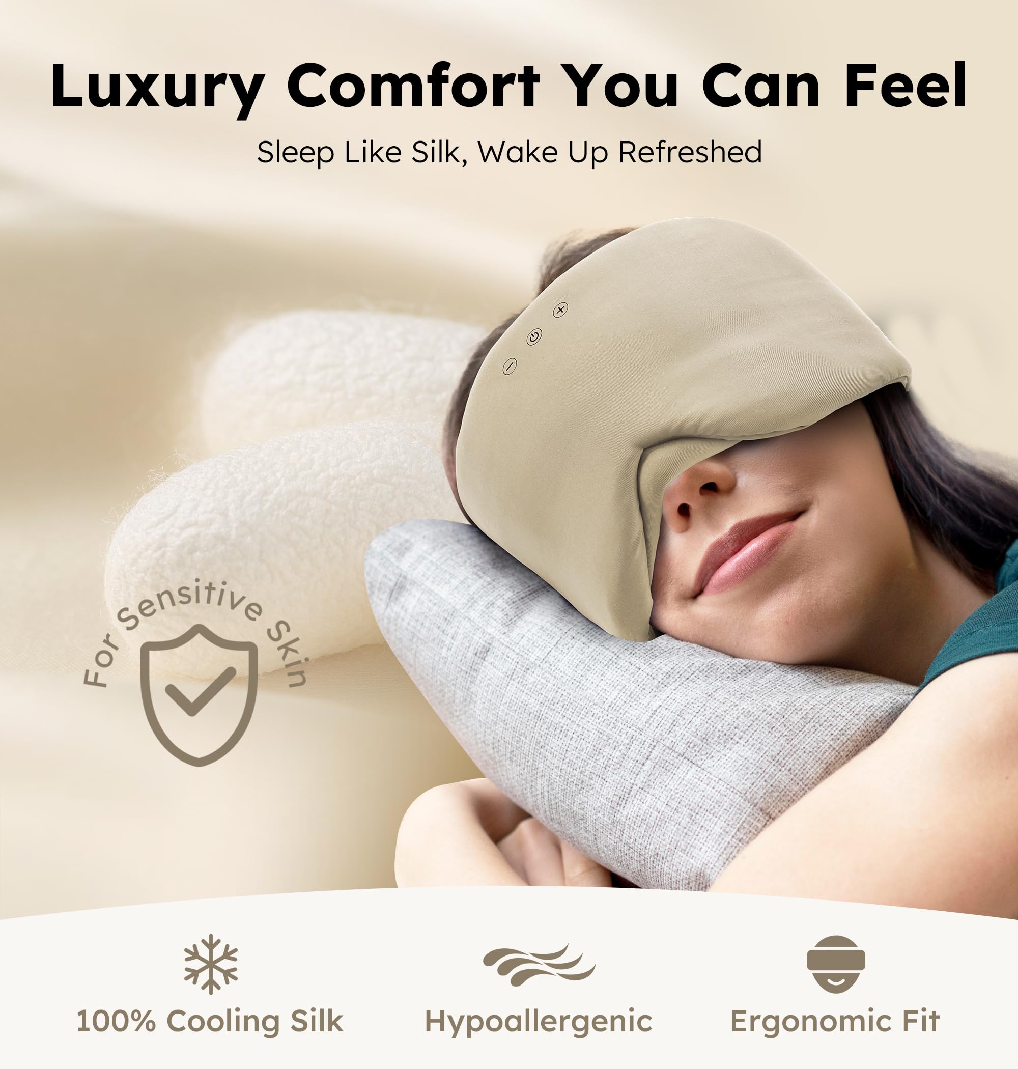 LC-dolida auriculares de alta definición para dormir y relajarse