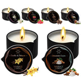 LCZLUMIPRO velas de masaje: conjunto de 6 aromas para relajación