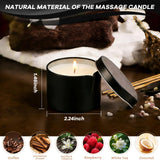 LCZLUMIPRO embalaje regalo elegante para velas de masaje