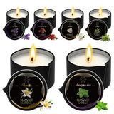 LCZLUMIPRO velas de masaje LCZLUMIPRO 6-pack en caja negra para spa en casa
