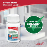Leader tableta con efecto nocturno para alivio gradual del estreñimiento.