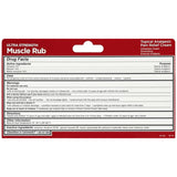 Empaque compacto de Leader Muscle Rub para bolsa de gimnasio.
