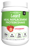 Lean1 batido reemplazo de almuerzo fresa, 15 porciones para saciar el hambre.