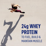 LeanFit WHEY Natural Vanilla mezcla rápida en 250 ml de bebida.