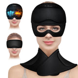 LeArex gorra-alivio-migraña para cabeza con frío suave