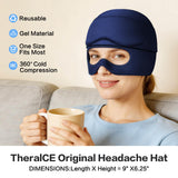 Máscara ocular gel LeArex enfriada, ideal para descanso ocular y relajación