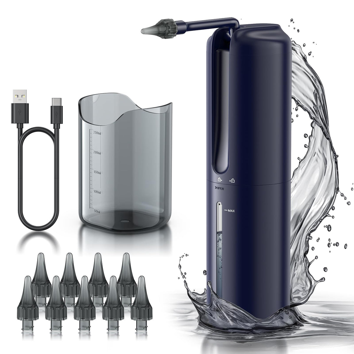Lebbtl kit de limpieza de oídos, sistema seguro para uso diario en casa.