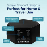 LectroFan Clásico, dimensiones compactas adecuadas para cualquier espacio