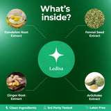Ledisa Unpuff Patches: ayuda con hinchazón y retención de líquidos de forma natural.