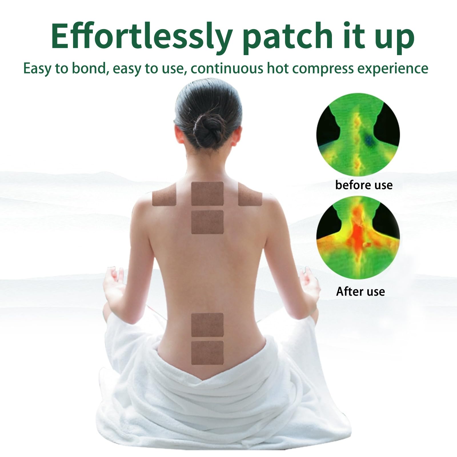 LEEOYINK parches-moxibustion-dolor-cuello: alivio puntual para cuello y hombros.