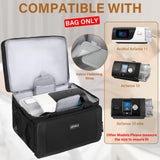LEFOR·Z bolsa CPAP: interior de doble capa para organizar la máquina y suministros.