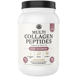 Left Coast Performance, bote de polvo multi-collagen para apoyar piel, cabello y uñas.