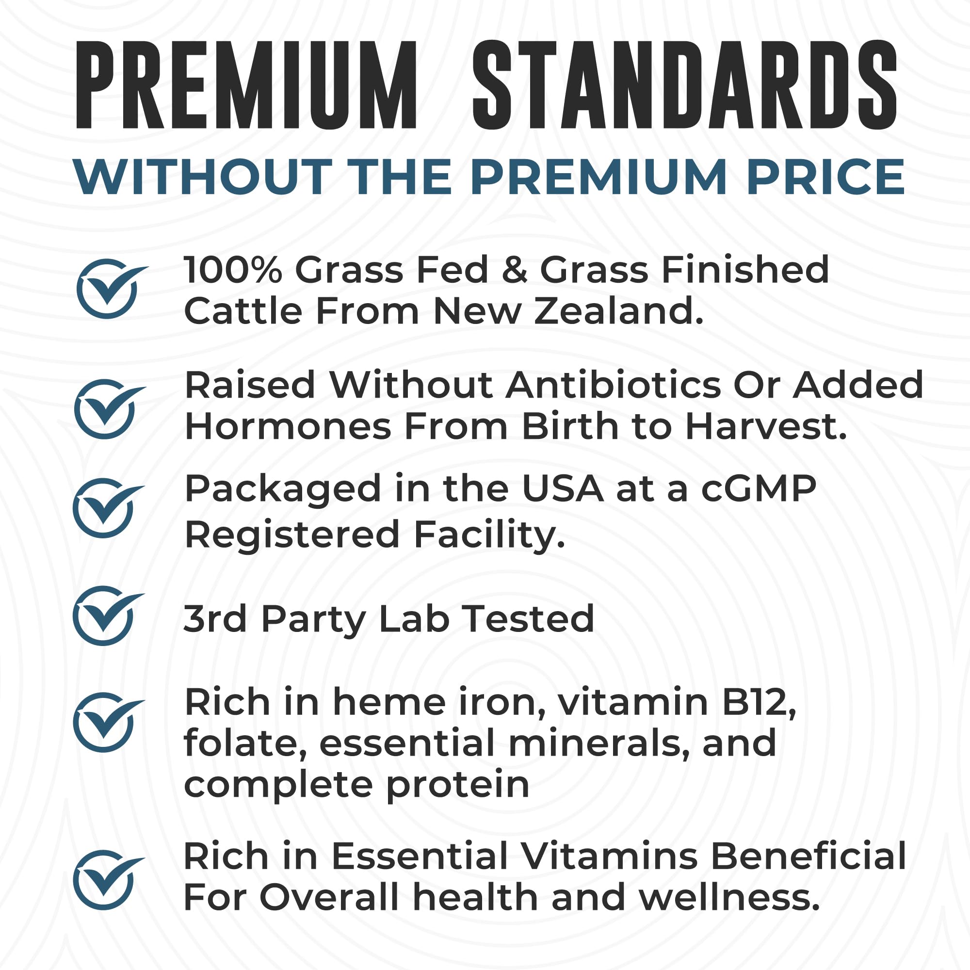 Envasado en Estados Unidos: producto limpio y certificado.
