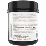 Left Coast Performance etiqueta del producto de caldo de hueso chocolate para cocina saludable.