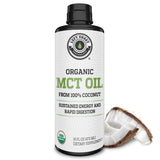 Left Coast Performance MCT Organico Aceite Coco en frasco para energía sostenida