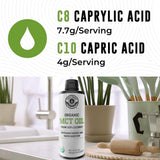 Left Coast Performance MCT Organico Aceite Coco en receta baja carbohidratos para estilo keto