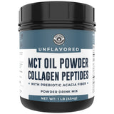 Left Coast Performance MCT Polvo en frasco, fuente rápida de grasas saludables para dieta cetogénica.
