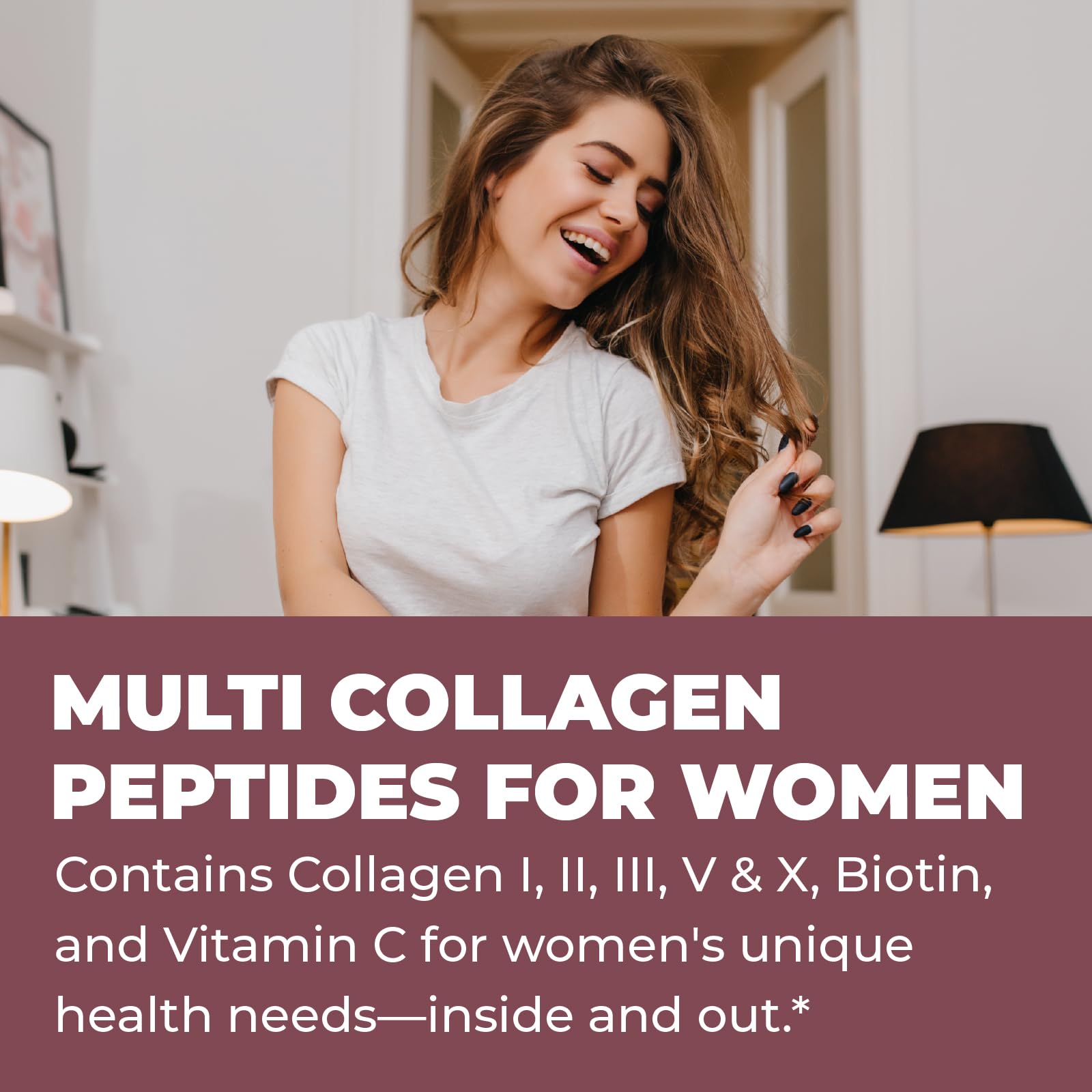 Left Coast Performance Multi Collagen etiqueta con ingredientes clave