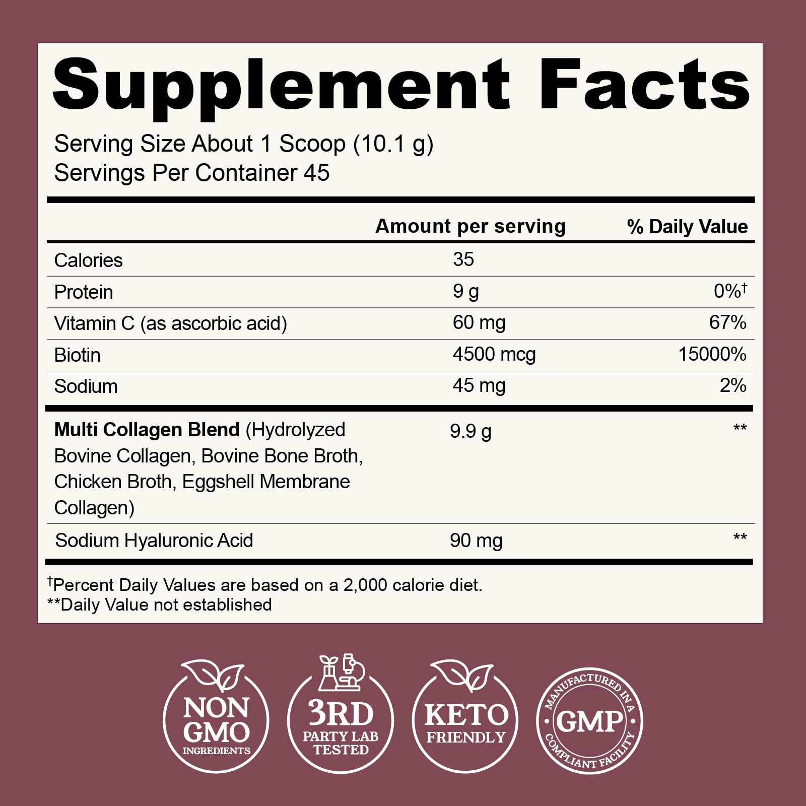 Left Coast Performance Multi Collagen disuelto en agua para beber