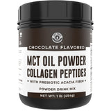 Left Coast Performance polvo MCT con acacia y colágeno para energía sostenida.