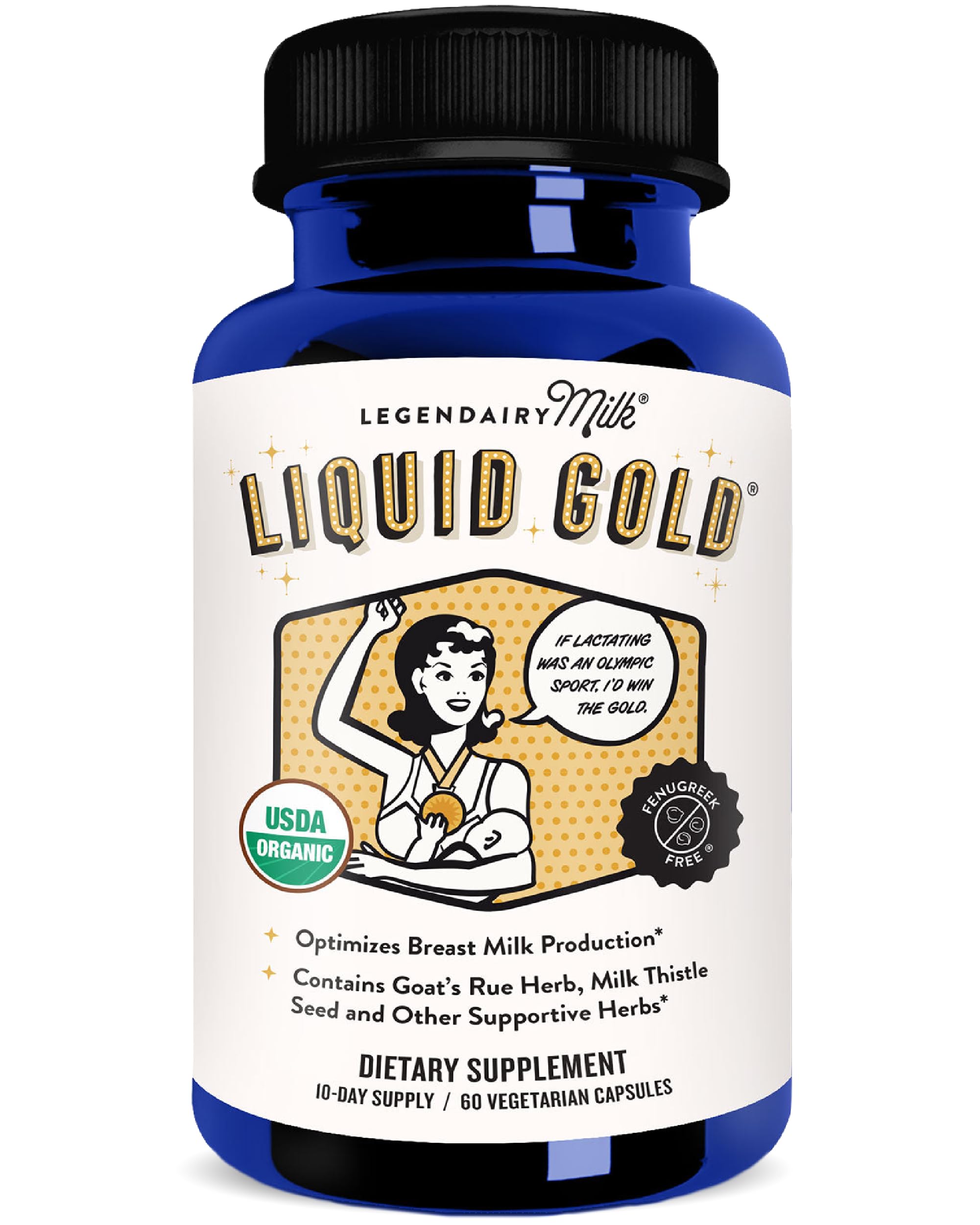 Legendairy Milk Liquid Gold: botella para lactancia con hierbas orgánicas.