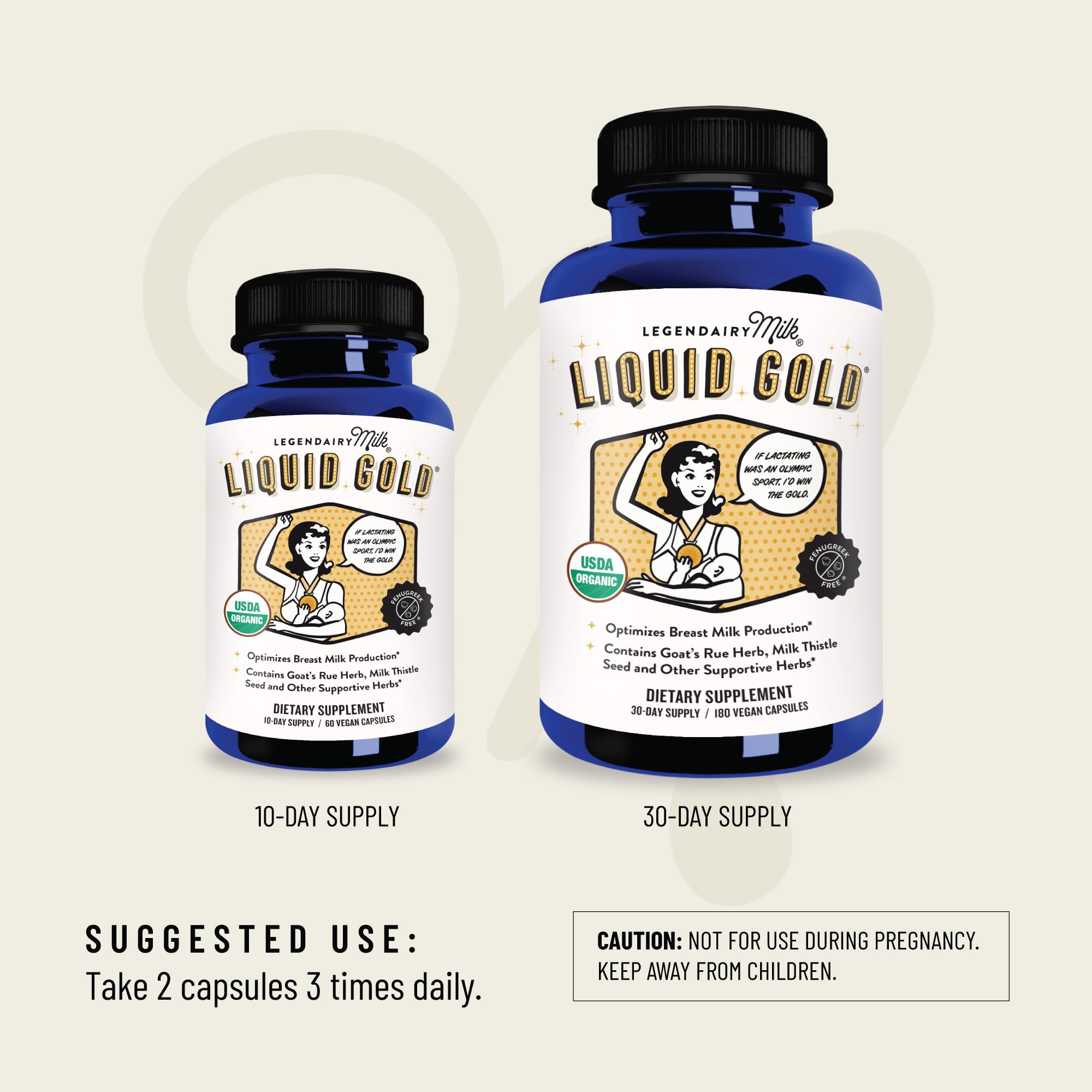 Legendairy Milk Liquid Gold: uso diario para madres lactantes.
