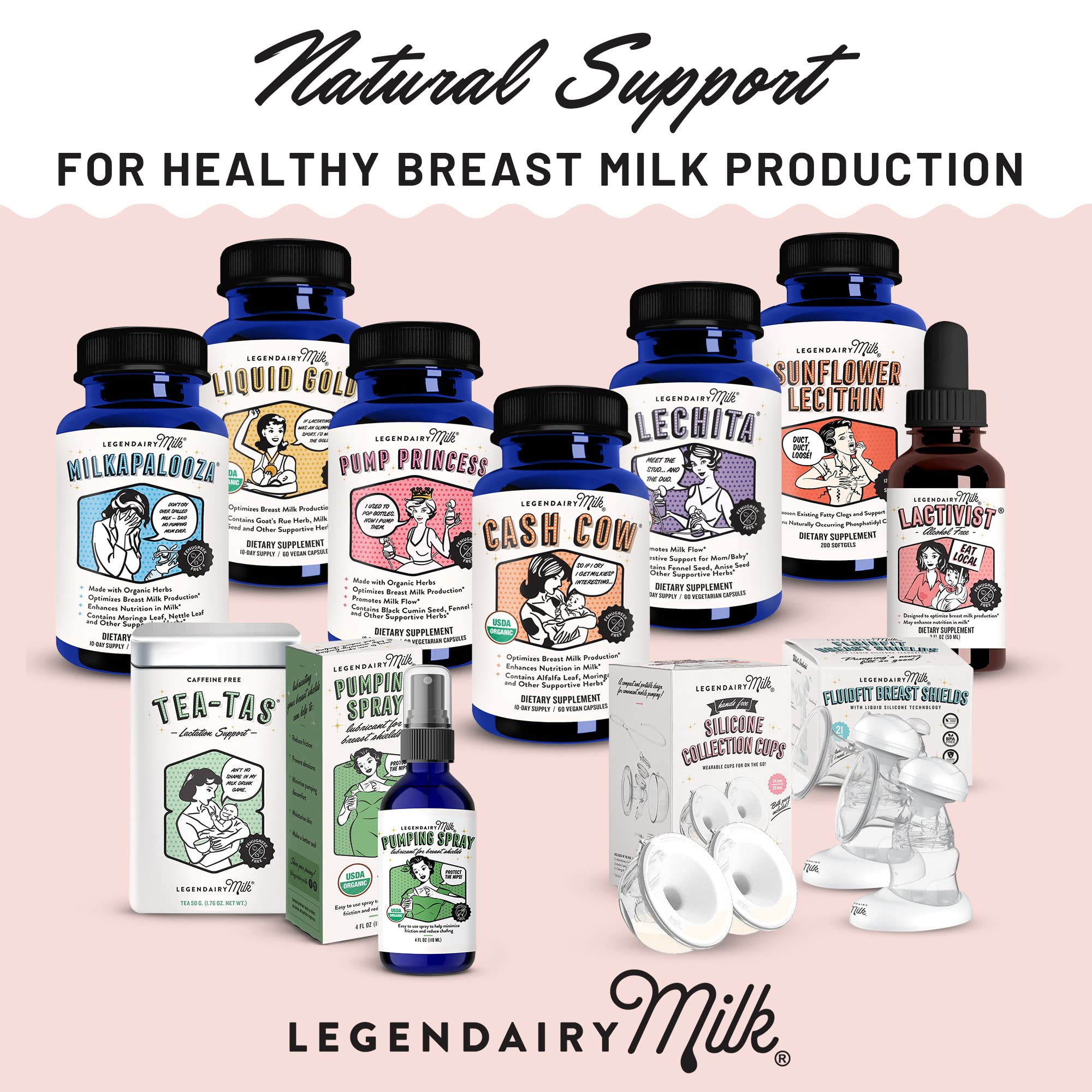 Legendairy Milk etiqueta orgánica en empaque certificado para decisiones conscientes