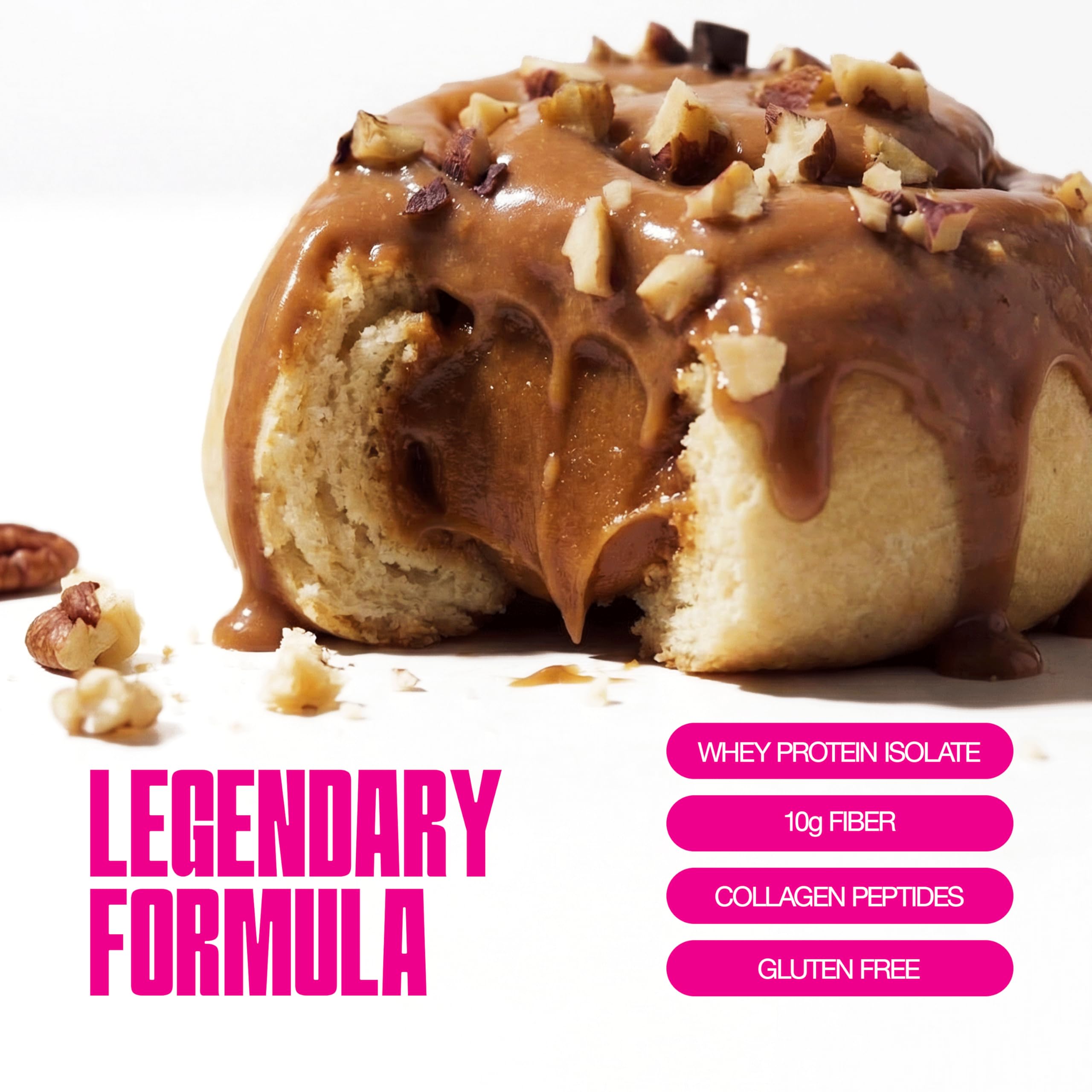Legendary Foods opción cetogénica, barra proteica apta para dieta.