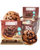 Barra Legendary Foods rollo de canela frente, snack proteico para energía tras entrenar