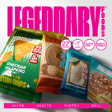 Barra Legendary Foods rollo de canela como merienda rápida y sabrosa